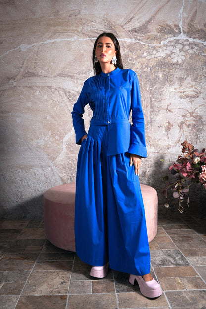 The Tux Pleated Shirt