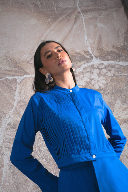 The Tux Pleated Shirt