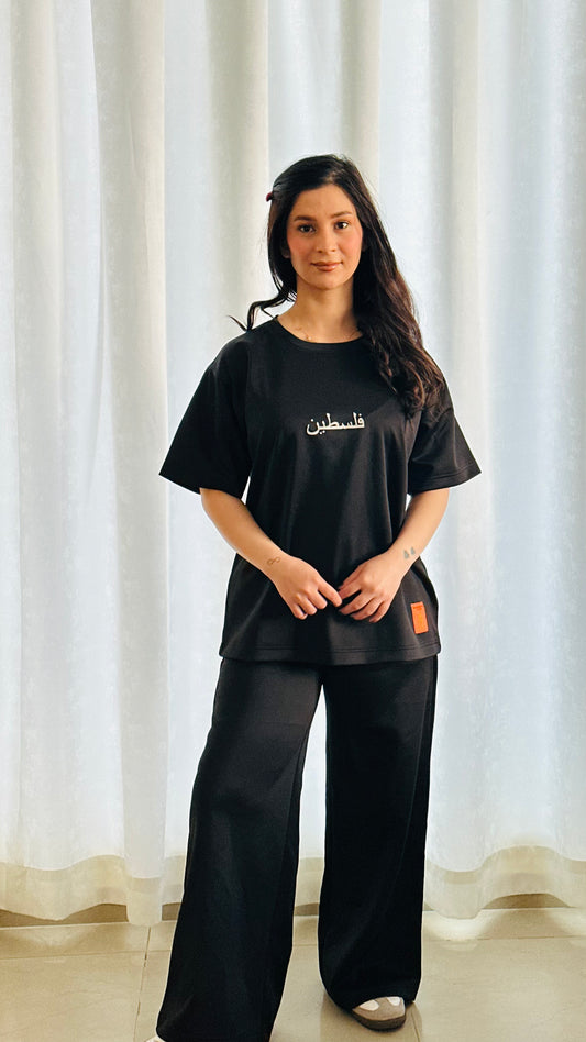 Palestine oversized t-shirt and pants set