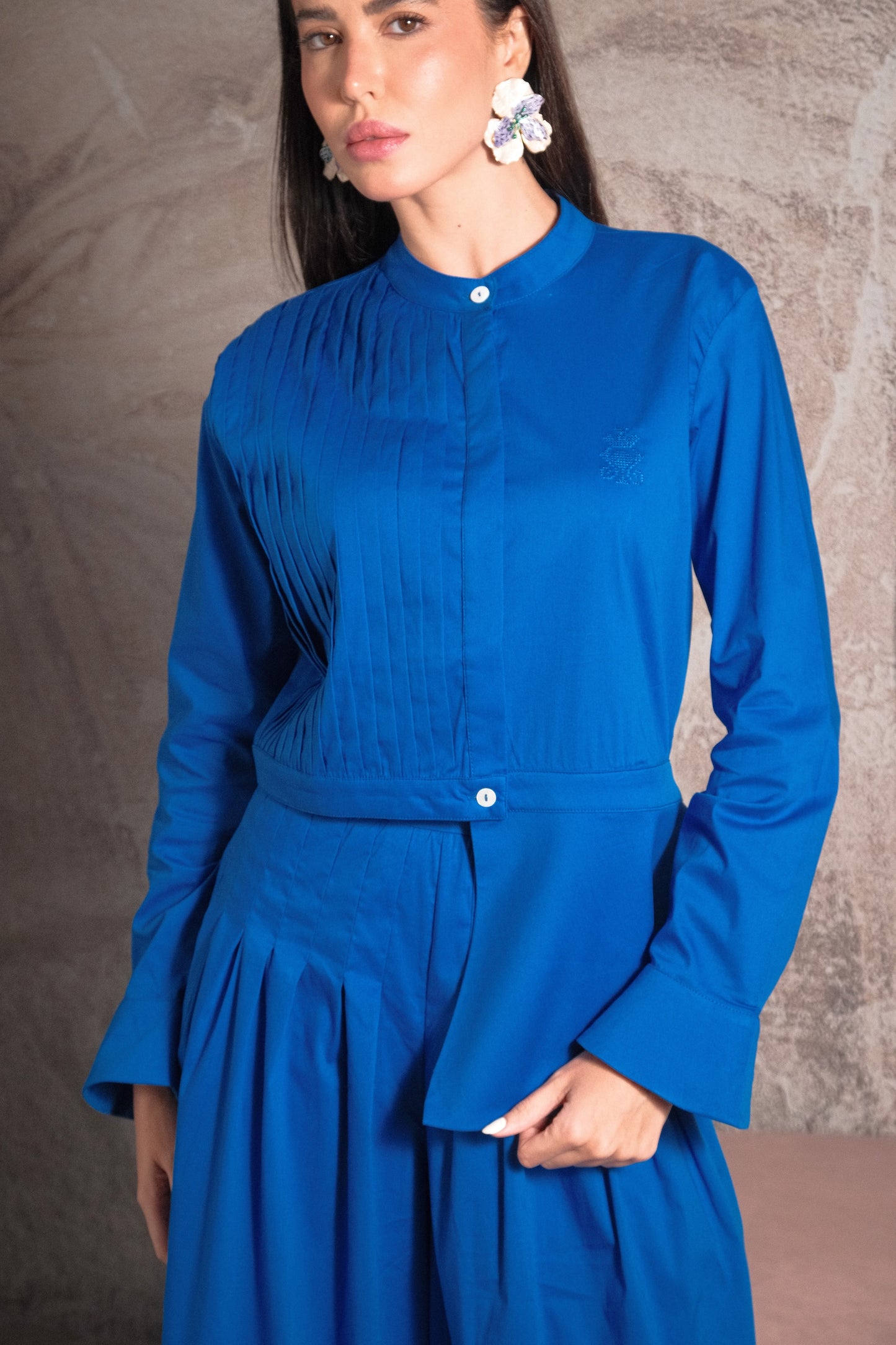 The Tux Pleated Shirt