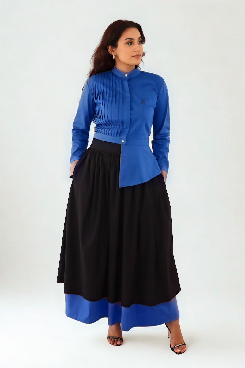 The Tux Pleated Shirt